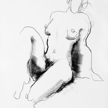 Lefty Nude Art "Leaning Leticia"