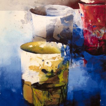 Lars Eje Larsson "Still life of cans"